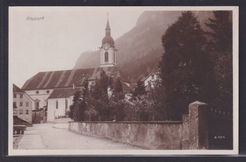 Ansichtskarte Altdorf Dorfstrasse Kirche Religion Schweiz
