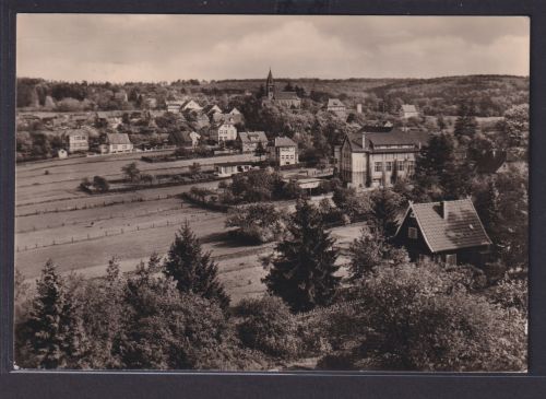 Ansichtskarte Friedrichsbrunn Kurort Totalansicht Landschaft Sachsen Anhalt