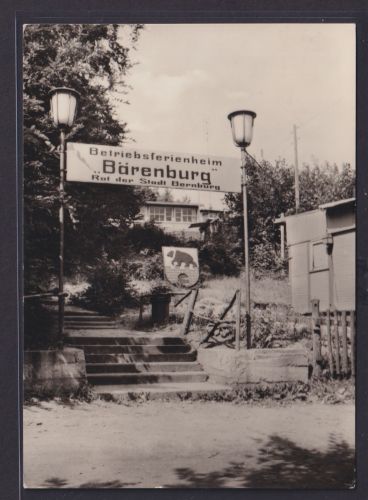 Ansichtskarte Grillenberg Ferienheim Bärenburg Stadt Bernburg Urlaub Erholung