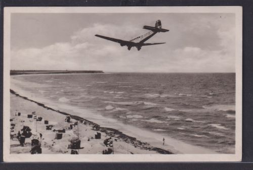 Militaria Flugpost Flugzeug Junkers Ju 52 Weltkrieg Tante Ju Deutsches Reich