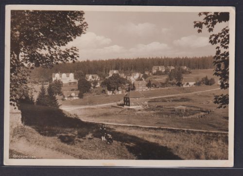 Ansichtskarte Bockwiese Ortsansicht Landschaft Wald Niedersachsen