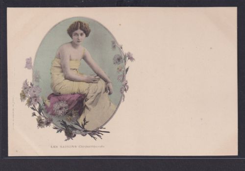 Ansichtskarte Jugendstil Art Nouveau Frau Schönheit Blumenschmuck Edition Du