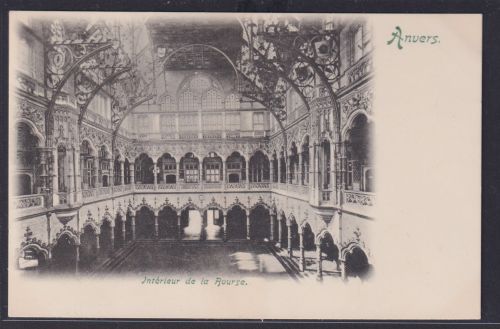 Ansichtskarte Anvers Interieur de la Rourse Belgien