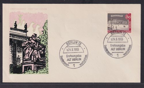 Berlin 12 Brief 80 Pfg. Alt Berlin 227 als FDC