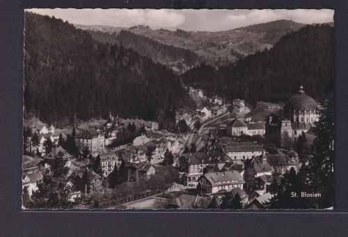 Ansichtskarte St. Blasien Totalansicht Landschaft Wald Baden Württemberg nach