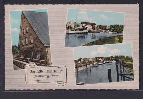 Ansichtskarte Hamburg Cranz Altes Fährhaus Inh. E. Poggensee Ansichten
