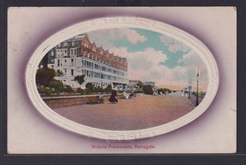 Ansichtskarte Ramsgate Großbritannien Victoria Promenade Prägerand nach Oxfort