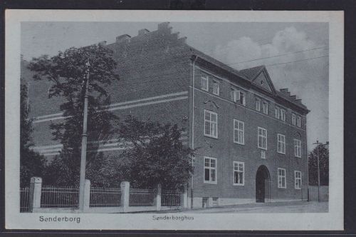 Ansichtskarte Sonderborg Sønderborg Stadthaus Dänemark Verlag Glückstadt Münden