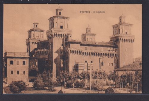 Ansichtskarte Ferrara Italien Il Castello Burg Festung