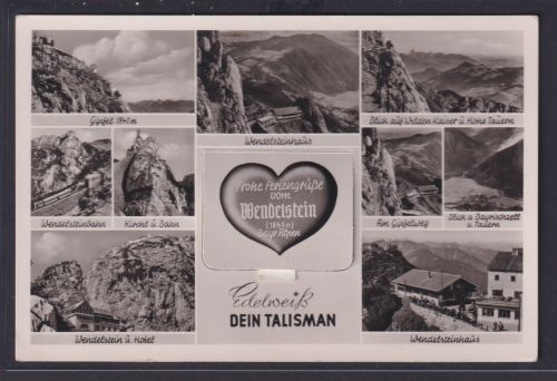 Ansichtskarte Bayrischzell Wendelstein Ansichten Stempel Berghotel Wendelstein