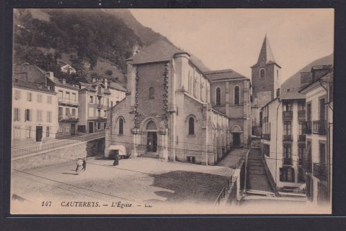 Ansichtskarte Cauterets Okzitanien Hautes-Pyrénées Frankreich L Eglise Kirche