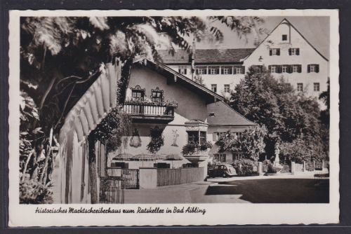 Ansichtskarte Bad Aibling Historisches Marktschreiberhaus Zum Ratskeller Bayern