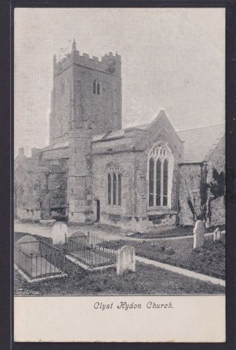 Ansichtskarte Clyst Hydon Church Devon Großbritannien England Friedhof