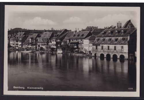 Ansichtskarte Bamberg Kleinvenedig Main Fluss Bayern