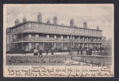 Ansichtskarte Clacton Großbritannien England Royal Hotel nach Luzern Schweiz