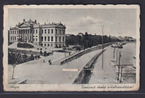Ansichtskarte Loporello Szeget Ungarn Kulturpalast 10 Stadtansichten Leporello