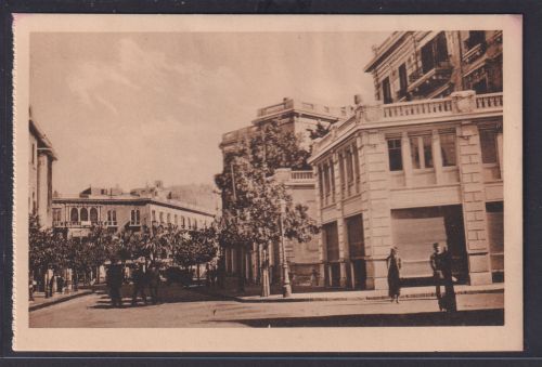 Ansichtskarte Cairo Ägypten Rue Kasr el Nil Prachtstrasse Ptunkvolle Häuser