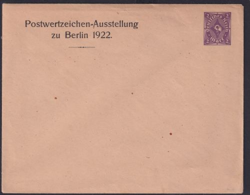 Briefmarken Deutsches Reich Brief Privatganzsache Philatelie 2 Mark Posthorn
