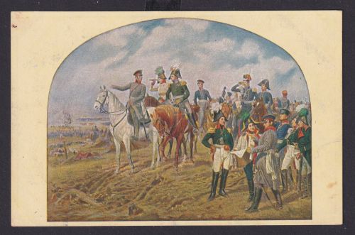 Militaria Krieg Künstler Ansichtskarte Zeughaus Berlin W. Schuch Völkerschlacht