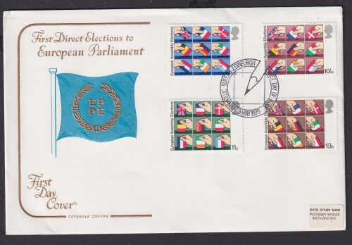 Großbritannien Brief Europa Parlament Edingburgh Bath als FDC 9.5.1979