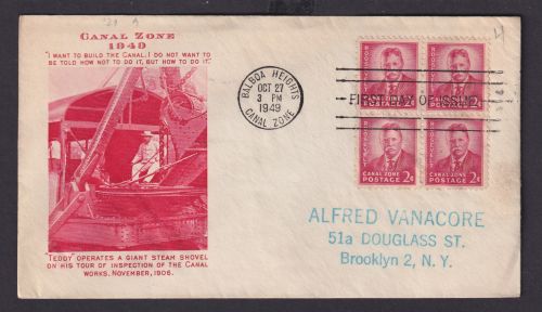 USA Panama Kanalzone Canal Zone Balboa Heights Viererblock Brooklyn New York USA