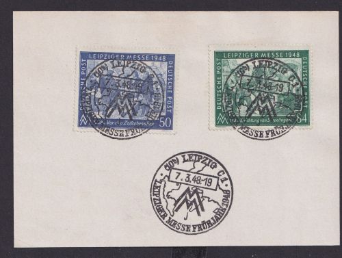 All. Besetzung Gemeinschaft Leipzig Messe mit tollen SST auf Vorlage 7.3.1948