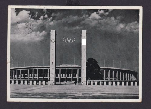 Ansichtskarte Berlin Reichssportfeld Reichswettkämpfe der SA 1939 nach Hersfeld