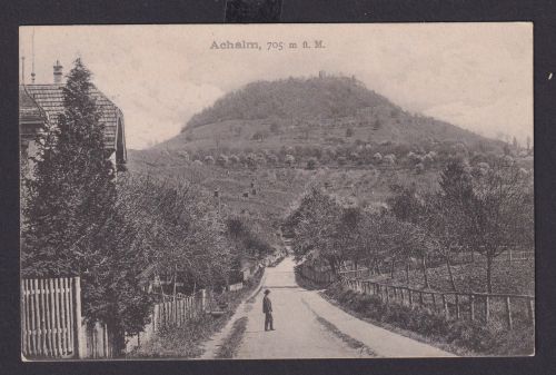 Ansichtskarte Achalm Baden Württemberg ab Reutlingen nach Welzheim 16.09.1908