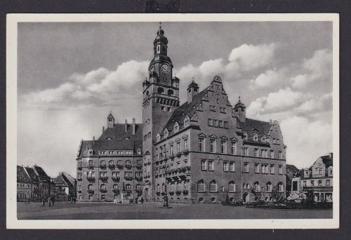 Ansichtskarte Döbeln Sachsen Rathaus Verlag Atelier Curt Schröder Döbeln