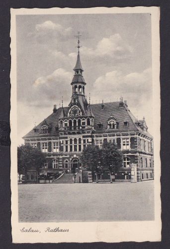 Ansichtskarte Calau Brandenburg Rathaus Verlag Otto Forwergck