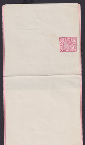 Australien Australia Victoria Ganzsache Queen Victoria Streifband 1/2 p