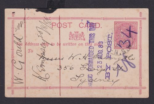 Australien New South Wales Neu Süd Wales Ganzsache postcard Queen Victiria