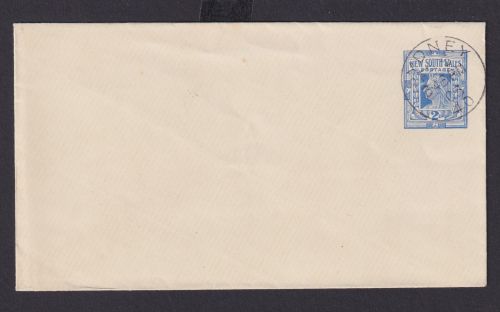 Australien New South Wales Ganzsache Queen Victoria Umschlag 2 pence Sydney