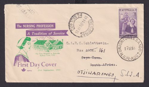 Australien Brief Florence Nightingele Rotes Kreuz Krankenschwester Krimkrieg