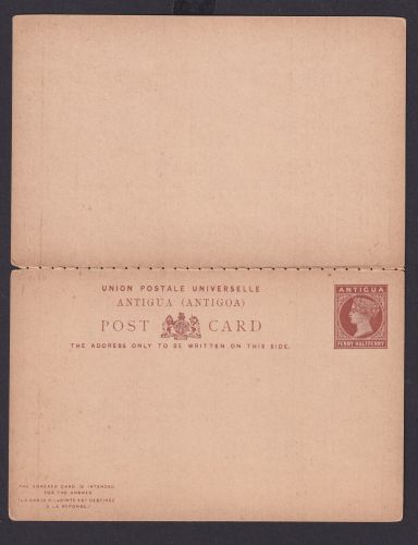 Briefmarken Britische Kolonien Antigua Ganzsache Queen Victoria Frage & Antwort
