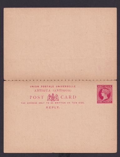 Briefmarken Britische Kolonien Antigua Ganzsache Queen Victoria Frage & Antwort