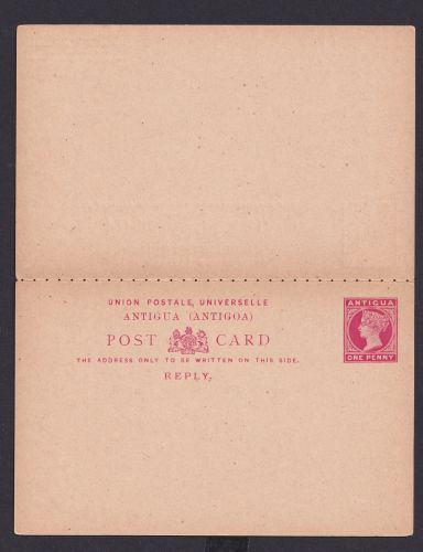 Briefmarken Britische Kolonien Antigua Ganzsache Queen Victoria Frage & Antwort
