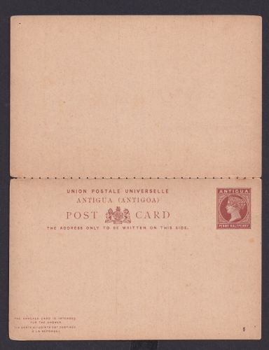 Briefmarken Britische Kolonien Antigua Ganzsache Queen Victoria Frage & Antwort