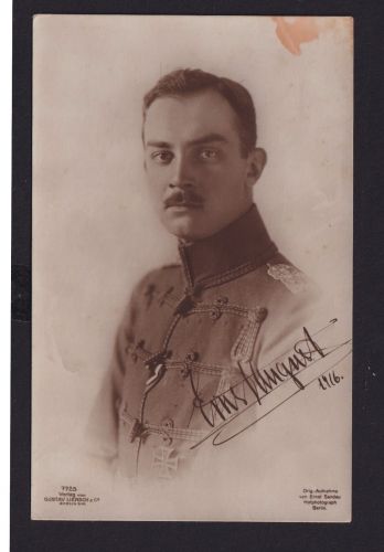 Ansichtskarte Ernst August v. Braunschweig Herzog Portrait 1916