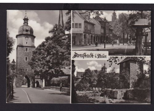 Ansichtskarte Arnstadt Thüringen Ansichten Kunstanstalt Straub & Fischer
