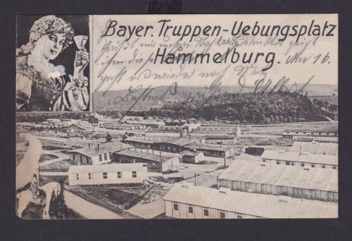 Ansichtskarte Hammelburg Bayern Truppenübungsplatz nach Weisenborn Hessen