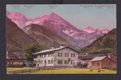 Ansichtskarte Oberstdorf Bayern Allgäu Gasthof Zum Adler i.d.Birgsau