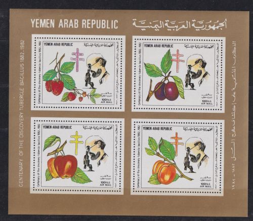 Jemen Yemen Kleinbogen little sheet 1982 Luxus postfrisch MNH Arab Republic