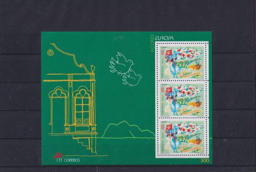 Azoren Portugal Block Briefmarken Festas do Espirito Santo 1998 Luxus postfrisch