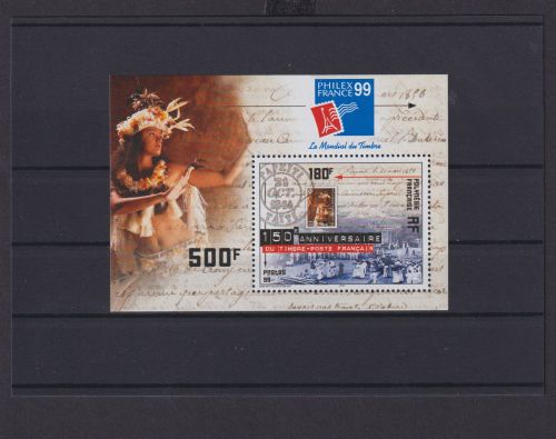Französisch Polinesien Übersee Block Briefmarken Philex France 1999 Luxus