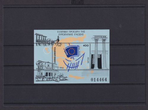 Griechenland Europa Block Briefmarken Europa 1993 Luxus postfrisch