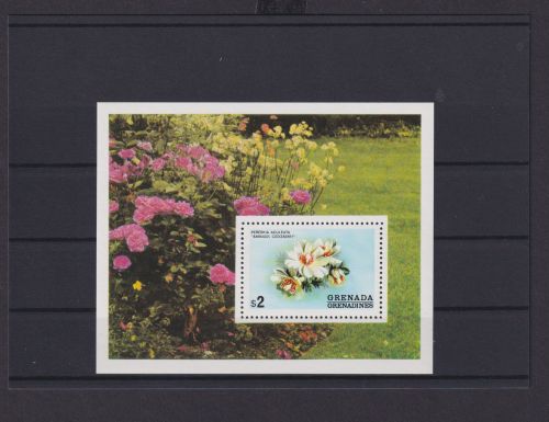 Grenada Übersee Block Briefmarken Blumen Barbados Gooseberry Luxus postfrisch