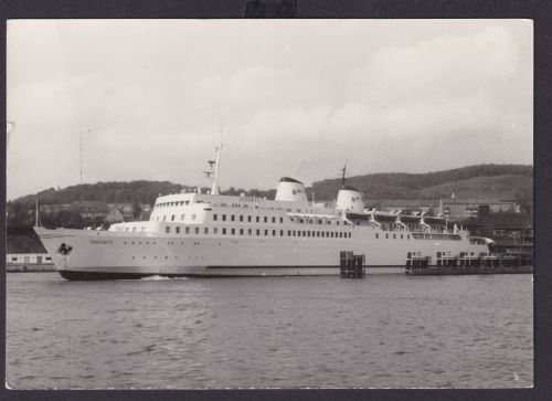 Ansichtskarte Binz Rügen Ostseebad Mecklenburg Vorpommern Fährschiff Saßnitz