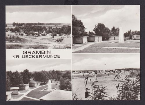 Ansichtskarte Grambin Ueckermünde Mecklenburg Vorpommern Urlaubssiedlung