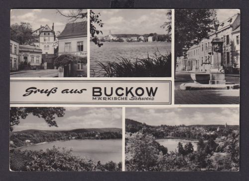 Ansichtskarte Buckow Märkische Schweiz Brandenburg Sanatorium Waldfrieden